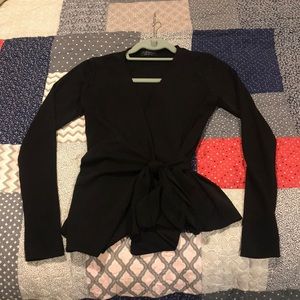 Black wrap shirt size 4!